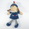 MOTS D'ENFANTS doudou poupée fille bleu marine poisson marin