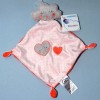 étoile MOTS D'ENFANTS doudou plat rose "Les petits mots doux"