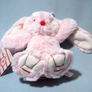 Lapin KALOO doudou rose "Rouge Kaloo"