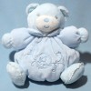 Ours KALOO doudou boule Perle Patapouf bleu
