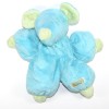 Souris TARTINE & CHOCOLAT doudou bleu turquoise et vert