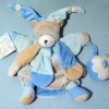 Ours DOUDOU ET COMPAGNIE marionnette bleu poudré Le Collector