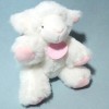 Agneau DOUDOU ET COMPAGNIE blanc et rose