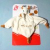 Girafe VULLI Sophie doudou plat beige et marron