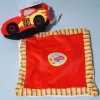 Voiture Cars Flash Mc Queen DISNEY NICOTOY (Kiabi) sos doudou carré plat rouge
