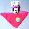 Minnie DISNEY NICOTOY (Kiabi) sos doudou carré plat rose