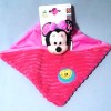 Minnie DISNEY NICOTOY (Kiabi) sos doudou carré plat rose
