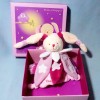 Lapin DOUDOU ET COMPAGNIE luminescent rose