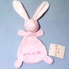 Lapin GRAIN DE BLE doudou plat rose