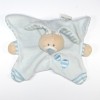 Lapin BOUT'CHOU doudou plat bleu ballon