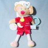 Souris BABY NAT pantin d'activités Rosie Pouet Pouet rose