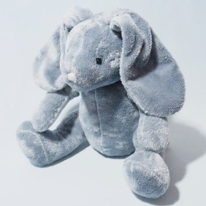 Lapin DPAM Du Pareil Au Même doudou peluche gris