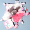 Hippopotame DOUDOU ET COMPAGNIE plat Tatoo rose