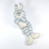 Lapin DPAM doudou Du Pareil Au Même bleu et blanc