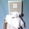 Agneau DOUDOU ET COMPAGNIE blanc et taupe plat