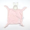 Lapin OBAIBI doudou plat rose