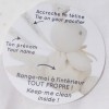 Lapin KALOO doudou Perle rose avec lange blanc