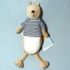Chien BOUT'CHOU (Monoprix) doudou peluche t-shirt rayé