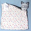 Loup VERTBAUDET doudou plat écru et gris