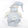 Vache CMP "Eveil et Tendresse" Doudou bleu et blanc