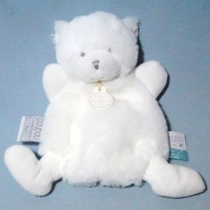 Ours DOUDOU ET COMPAGNIE blanc