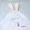 Lapin KALOO doudou lange blanc