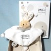 Lapin DOUDOU ET COMPAGNIE blanc et gris beige "Les acidulés"