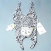 Chat DPAM Du Pareil Au Même doudou noir et blanc