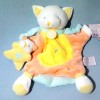Chat DOUDOU ET COMPAGNIE marionnette orange et jaune