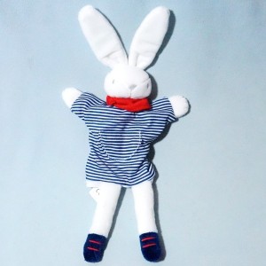 Lapin SERGENT MAJOR doudou marionnette