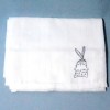 Lange DPAM Du Pareil Au Même doudou blanc dessin lapin