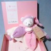 Ours DOUDOU ET COMPAGNIE Collector rose "J'aime mon doudou"