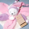 Ours DOUDOU ET COMPAGNIE Collector rose "J'aime mon doudou"