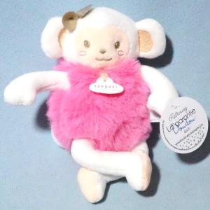 SInge DOUDOU ET COMPAGNIE Ouistiti rose Les Minizoo DC3523