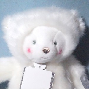 Ours DOUDOU ET COMPAGNIE Trop Mimi blanc
