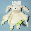 Lapin ORCHESTRA doudou plat blanc et vert