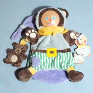 Ours Marin DOUDOU ET COMPAGNIE "Les Bouilles de doudou" marionnette