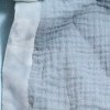 mouton SIMBA (Kiabi) doudou carré plat gris lange et velours
