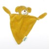 Chien BLEDINA doudou plat triangle jaune