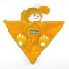 Chien BLEDINA doudou plat triangle jaune