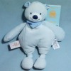 Ours BOUT'CHOU (Monoprix) doudou bleu "En avant toute"