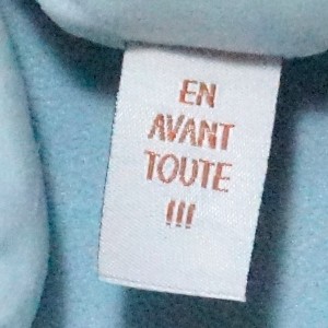 Ours BOUT'CHOU (Monoprix) doudou bleu "En avant toute"