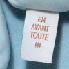 Ours BOUT'CHOU (Monoprix) doudou bleu "En avant toute"