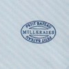 Lapin PETIT BATEAU carré plat milleraies bleu et blanc