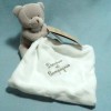 Ours DOUDOU ET COMPAGNIE beige "J'aime mon doudou"
