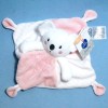Koala MOTS D'ENFANTS doudou plat rose et blanc "édition limitée"