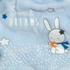 Ours MOTS D'ENFANTS doudou phosphorescent bleu Sweet Dreams