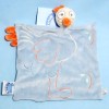Emeu ou autruche NOUKIE'S doudou plat bleu