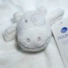 Vache NOUKIES doudou plat Lola blanc