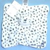 Chat DPAM doudou blanc et gris "Mon petit chat"